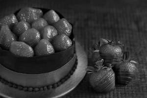 Strawberry Belgian Chocolate Cake