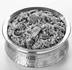 Mushrooms biryani