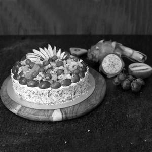 Fresh Fruit Cake Eggless