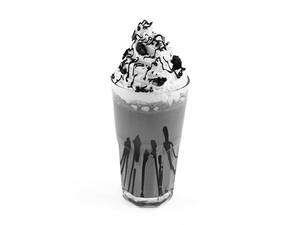 Chocolate Shake With Brownnie Crumble
