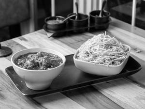 Manchurian with Noodles