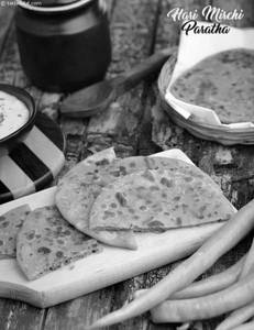 Hari Mirchi Parantha