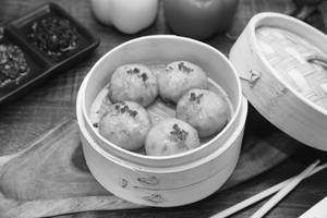 Crystal Wilted Spinach Pakchoy Dimsums [5 Pieces]
