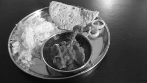 Chicken Curry with Rice and Roti