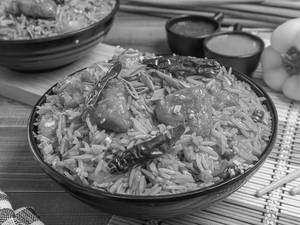 Chilli chaap rice