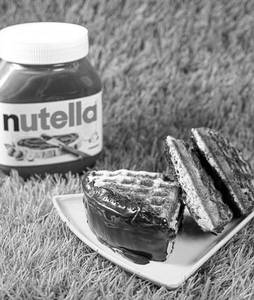 Naughty Nutella Waffles