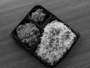 Veg Fried Rice With Chilly Gobi
