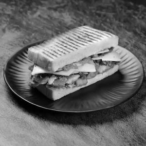 Grilled Veg Cheese Double Decker Sandwich