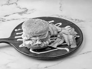 Jain Cheese Blast Patty Burger