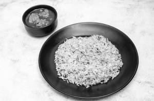 Veg Garlic Fried Rice With Chilli Chicken [3pc] Boneless