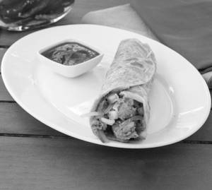 Chicken tikka roll