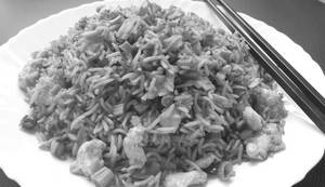 Egg Bhurji Rice