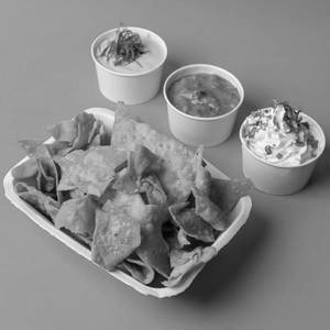 Nachos With 3 Dips