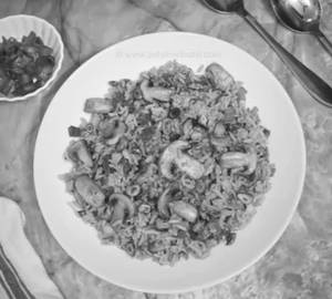 Mushroom fried rice