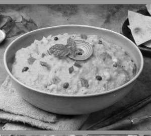 Moong Dal Khichdi With Aloo Bharta 