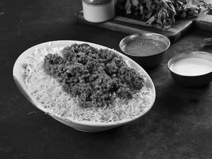 Hyderabadi Chicken Keema Biryani