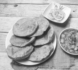 Aloo Subzi + Poori 
