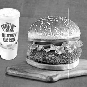 Crispy chicken burger
