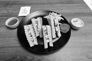 Paneer Tikka & Capsicum Grilled Sandwich