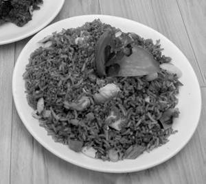 Chicken Manchurian Fried Rice 