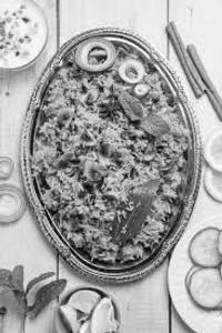 Mushroom biriyani