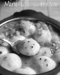 Mini Idly Sambar