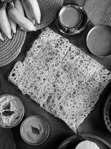 Rawa Onion Ghee Sada Dosa
