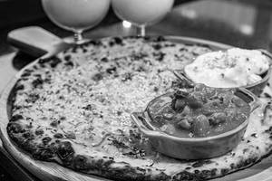 Aloo Pyaz Kulcha with Rajma