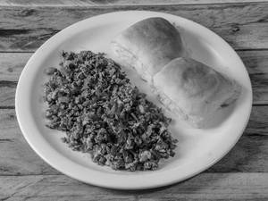 Egg Bhurji With Fresh Pav