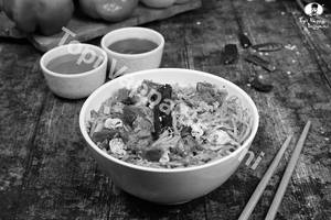 Schezwan Mutton Fried Noodles