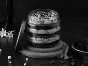 Coffee Chocolate Jar Cake