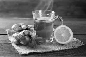 Ginger tea sugar