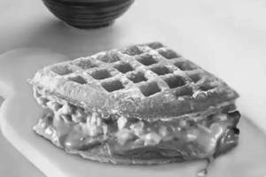 Peanut Butter Chocolate Waffle