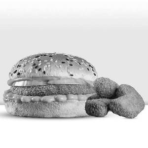 Krispy Chicken Burger + 3 Pcs Nuggets