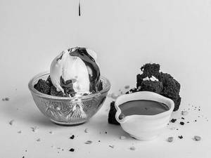 Cake Fudge Sundae