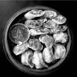 Spring Rolls + Veg Momoz