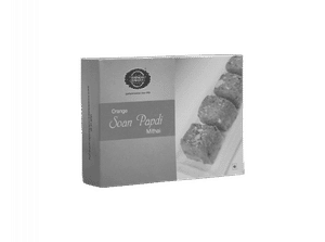 Orange Soan Papdi Box [300 Gm]