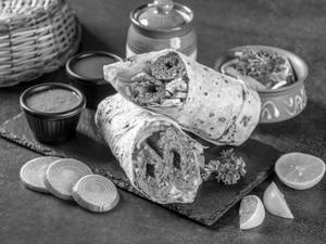 Mutton Seekh Kebab Roll