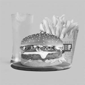 Aloo Tikki Burger Combo