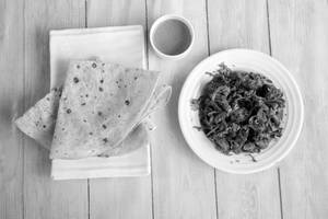 Veg Soya Chatpati Chaap And Rumali Roti [ 2 Pieces]