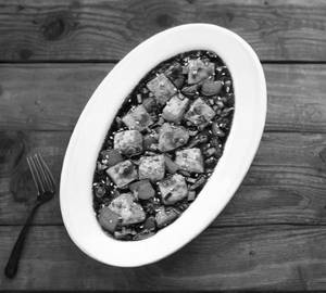 Paneer chilli   [grevy]