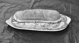 Veg cheese hot dog