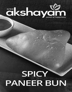 Spicy Paneer Bun