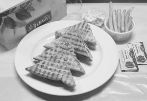 Chicken Tikka Mint Mayo Sandwich +  French Fries