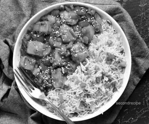 Burnt Garlic Fried Rice With Soy Basil Cottage Cheese