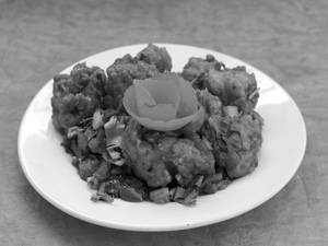 Chicken Manchurian. H