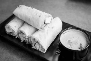 Pudina Paneer Roll