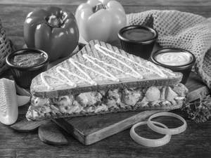 Chicken Mayonnaise Grilled Sandwich