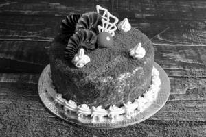 Eggless Red Velvet Cheese Cake
