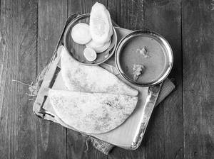 Dosa With Veg Curry